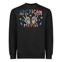 Black american mama Heavyweight Sweatshirt - MaliasSmallBusiness