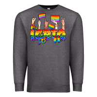 Charcoal Heather LGBTQ+ Premium Sweatshirt - NancyCooperArtShop