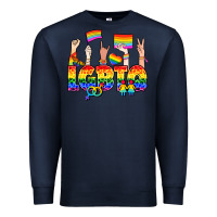 Navy LGBTQ+ Premium Sweatshirt - NancyCooperArtShop