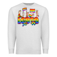 Oatmeal Heather LGBTQ+ Premium Sweatshirt - NancyCooperArtShop
