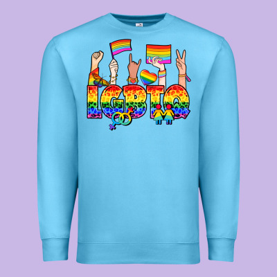 Lgbtq+ Premium Sweatshirt Designed By Nancycooperartshop