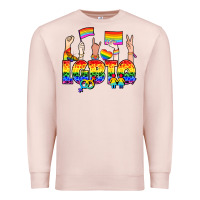 Pale Pink LGBTQ+ Premium Sweatshirt - NancyCooperArtShop