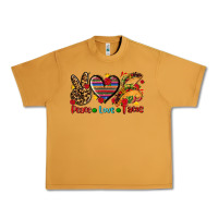Peanut Butter peace love tacos Urban Heavy Tee - AdoDesignShop