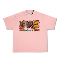 Salmon peace love tacos Urban Heavy Tee - AdoDesignShop