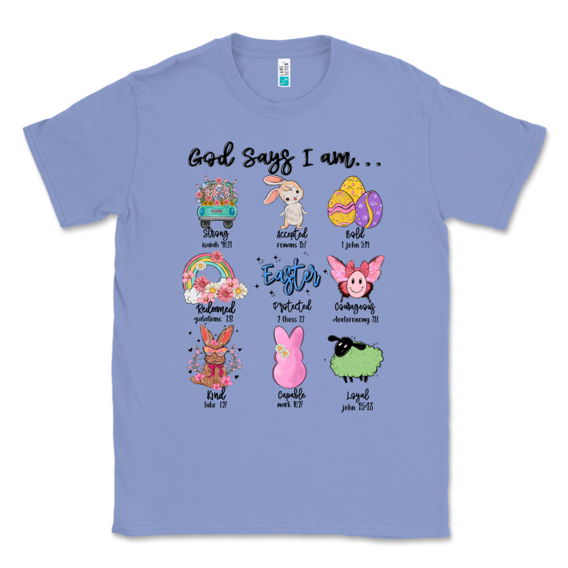 Gos Says ı Am Easter Classic Tee by MaliasSmallBusiness | Teevron