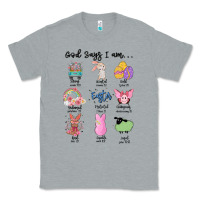 Heather Grey gos says ı am easter Classic Tee - MaliasSmallBusiness