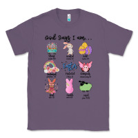 Lavender gos says ı am easter Classic Tee - MaliasSmallBusiness