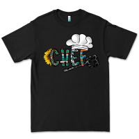 Black chef Premium Tee - CowhideDigitalArt