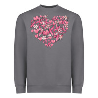 Storm breast cancer awareness heart Heavyweight Sweatshirt - MaliasSmallBusiness