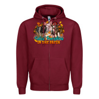 Burgundy Fall Cutest Pumpkin In The Patch Pig Zipper Hoodie - LillyAllenDesigns