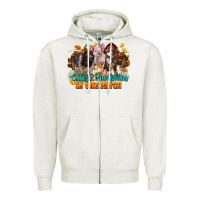 Fall Cutest Pumpkin In The Patch Pig Zipper Hoodie | Teevron