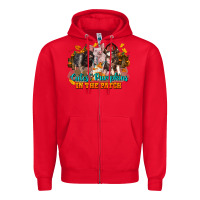 Red Fall Cutest Pumpkin In The Patch Pig Zipper Hoodie - LillyAllenDesigns