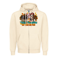 Sandshell Fall Cutest Pumpkin In The Patch Pig Zipper Hoodie - LillyAllenDesigns