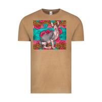 Vintage Camel Pink Glitter And Roses Sphynx Cat Vintage Tee - LillyAllenDesigns