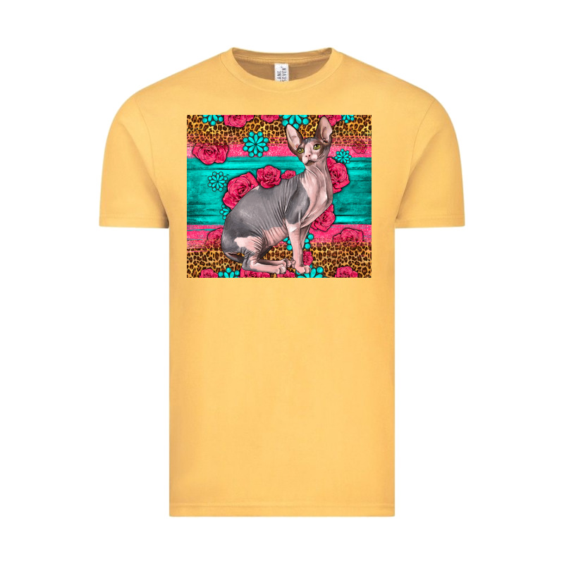 Pink Glitter And Roses Sphynx Cat Vintage Tee by LillyAllenDesigns | Teevron