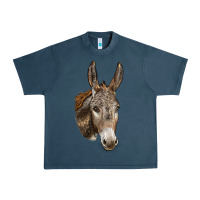 Midnight Navy Andalusian Donkey Face Urban Heavy Tee - LillyAllenDesigns