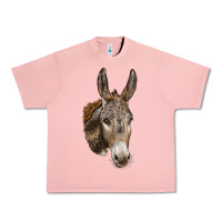Salmon Andalusian Donkey Face Urban Heavy Tee - LillyAllenDesigns