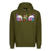 Army Green summer Premium Hoodie - TumblerDesignByShophia