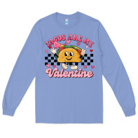 Colony Blue tacos are my valentine Long Sleeve Tee - MaliasSmallBusiness