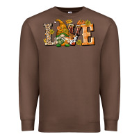 Chestnut Love Gnome Premium Sweatshirt - texasbilliewilder