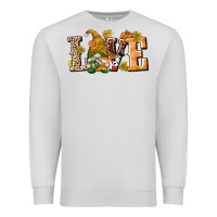 Dove Grey Love Gnome Premium Sweatshirt - texasbilliewilder
