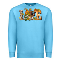 Ocean Blue Love Gnome Premium Sweatshirt - texasbilliewilder