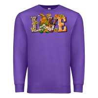 Purple Love Gnome Premium Sweatshirt - texasbilliewilder