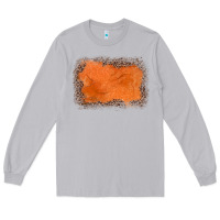 Moon Dust gemstone orange leopard background Long Sleeve Tee - JahusDesignShop