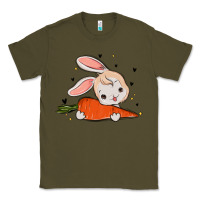 Army Green so hoppin boujee easter bunny stanley Classic Tee - MaliasSmallBusiness