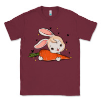 Burgundy so hoppin boujee easter bunny stanley Classic Tee - MaliasSmallBusiness