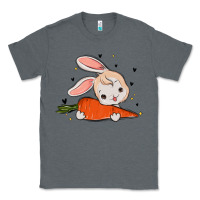 Charcoal Heather so hoppin boujee easter bunny stanley Classic Tee - MaliasSmallBusiness
