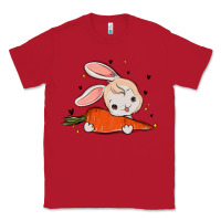 Red so hoppin boujee easter bunny stanley Classic Tee - MaliasSmallBusiness