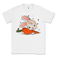 White so hoppin boujee easter bunny stanley Classic Tee - MaliasSmallBusiness