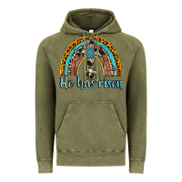 Vintage Olive he has risen rainbow Vintage Hoodie - AdoDesignShop