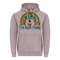 Vintage Zinc he has risen rainbow Vintage Hoodie - AdoDesignShop