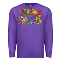 Purple Tacos and tequila Premium Sweatshirt - NancyCooperArtShop