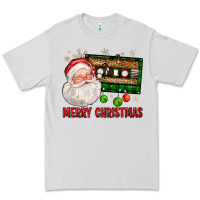 Dove Grey Merry christmas santa cassette Premium Tee - FaDigitalArtStudio