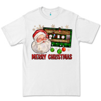 White Merry christmas santa cassette Premium Tee - FaDigitalArtStudio