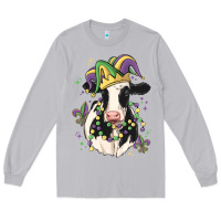 Moon Dust mardi gras cow Long Sleeve Tee - MaliasSmallBusiness