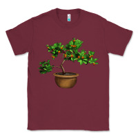 Burgundy Guava Tree Bonsai Illustrations Classic Tee - LillyAllenDesigns