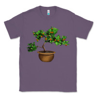 Lavender Guava Tree Bonsai Illustrations Classic Tee - LillyAllenDesigns