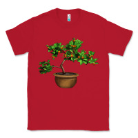 Red Guava Tree Bonsai Illustrations Classic Tee - LillyAllenDesigns
