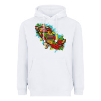 White Mexico Map with Leopard and Sunflowers Heavyweight Hoodie - texasbilliewilder