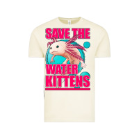 Vintage Arctic save the water kittens axolotl Vintage Tee - Jasminsmagicworld
