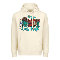 Sandshell Western More Howdy Less Hate Cowboy Hat Gemstone Premium Hoodie - HowdyJamesFarm