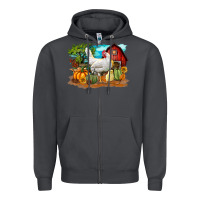 Smoke Fall Chicken Zipper Hoodie - LillyAllenDesigns