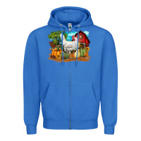 True Royal Fall Chicken Zipper Hoodie - LillyAllenDesigns