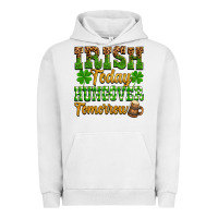 Pigment Lunar Rock St. Patrick's Irish today hungover tomorrow Urban Hoodie - OliviaCreatesArt