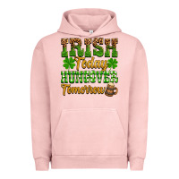 Pigment Salmon St. Patrick's Irish today hungover tomorrow Urban Hoodie - OliviaCreatesArt