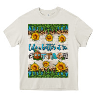 Cream life is better at the cottage air freshener Heavy Core Tee - HRA Design Shop
